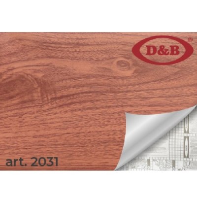 Пленка самоклеящаяся D&B2031 45см*8м дерево темное /20