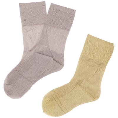 Носки женские капроновые с торм. бежевые  \10