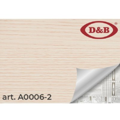 Пленка самоклеящаяся D&BА0006-2 45см*8м дерево светлое /20
