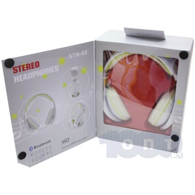 Наушники STN-08 bluetooth/stereo/MP3/hiadset белые