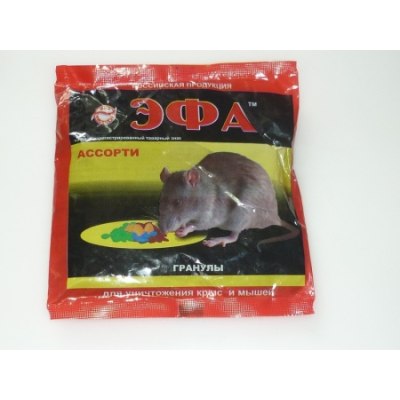 От грызунов гранулы ЭФА АССОРТИ 150г /50