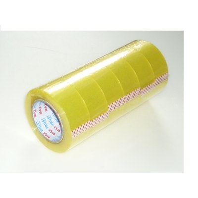 Клейкая лента прозрачная 45*150/40 желтый /6/36 2504-27