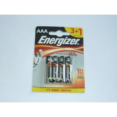 Батарейки Energizer LR03 блистер 4шт/48шт
