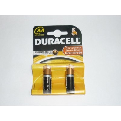 Батарейки Duracell LR06 блистер /2/40/960
