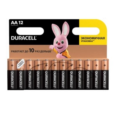 Батарейки Duracell LR06 коробка /12/144/864/1728