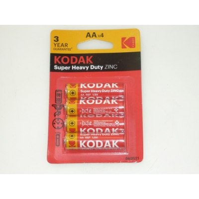 Батарейки Kodak R06 Heavy Duty блистер Б0005119 /4/80/400