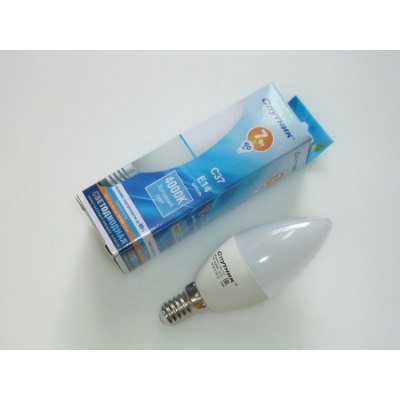 Эл.лампа Спутник С37 7Вт Е14 4000К LED свеча /80