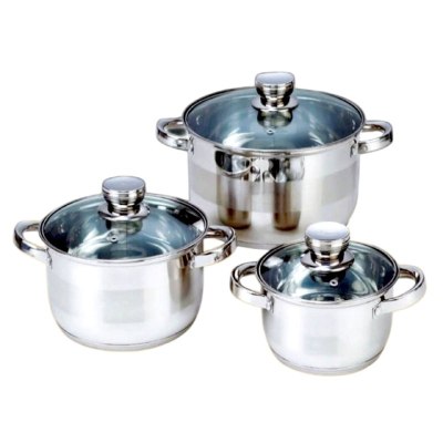 Набор кастрюль VL811 3 шт\ 2,1л d-16см\2,9л d-18см\3,9л d-20см