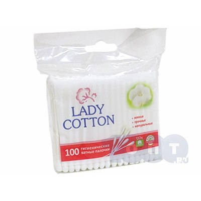 Ватные палочки ''Cotton'' п\п 100 шт \2-14\  \500