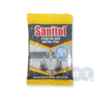 Чистящее ср-во д/труб Sanitol-Крот ЧС-152 90г \24