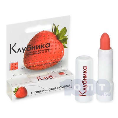 Помада гигиеническая 'Клубника' Лаборатория пироды 2,8г 1322