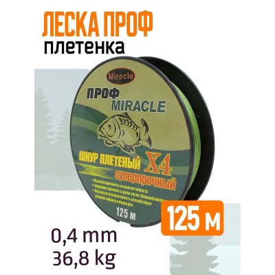 Леска плетенка ПРОФ 0,40