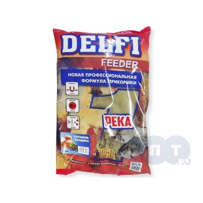 Прикормка DELFI Classic Feeder река /карамель,гвоздика/ DFG-307 800г \15